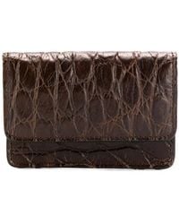 Orciani - Crocodile Effect Wallet - Lyst