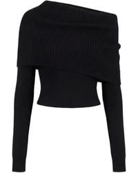 Monse - Fold-Over Backless Sweater - Lyst