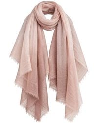 Oats & Rice - Fringed Cashmere Scarf - Lyst