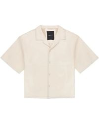 Purple Brand - Short-Sleeve Leather Shirt - Lyst