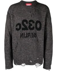 032c - Painters Cover Distressed-effect Jumper - Lyst