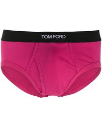 Tom Ford - Logo Cotton Briefs - Lyst