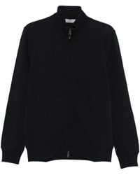 Canali - Zip-Up Cotton Sweatshirt - Lyst