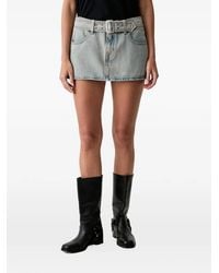 Levi's - Belted Mini Straight Skirt - Lyst
