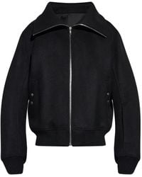 Rick Owens - High-Neck Wool Jacket - Lyst
