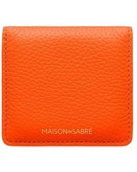 Maison De Sabre - Leather Compact Mirror - Lyst