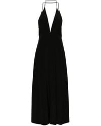 Totême - Double-Halter Silk Dress - Lyst