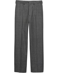 Prada - Pantalones Con Motivo Pied De Poule - Lyst