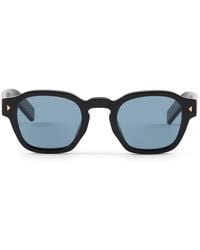 Prada - Sunglasses With Iconic Metal Plaque - Lyst