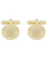 Lanvin Boutons de manchette à logo gravé - Métallisé