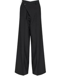 MM6 by Maison Margiela - Off-Centre Trousers - Lyst