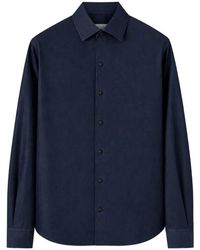 Agnona - Long-Sleeve Button-Up Shirt - Lyst