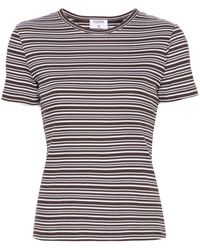 Filippa K - Striped Cotton T-Shirt - Lyst
