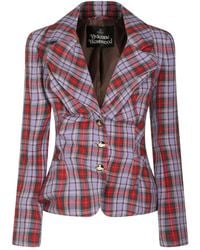 Vivienne Westwood - Checked Tailored Jacket - Lyst