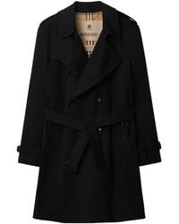 Burberry - Trenchcoat Met Dubbele Rij Knopen En Ceintuur - Lyst