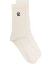 TOTEME - Monogram Socks - Lyst