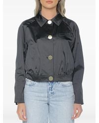 ARMANI EXCHANGE - Button-Up Satin-Finish Jacket - Lyst