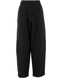 DARKPARK - Pleated Straight Trousers - Lyst