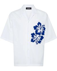 DSquared² - Hemd mit Blumendetail - Lyst