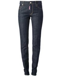 DSquared² - Vaqueros Con Estampado De Leopardo - Lyst