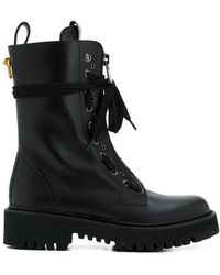 Valentino Valentino Garavani Combat Boots - Black