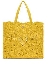 Dolce & Gabbana - Beatrice Lace-detail Tote Bag - Lyst