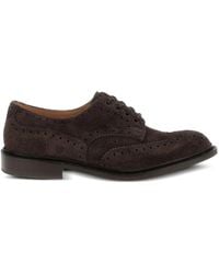 Tricker's - Bourton Suède Oxford Veterschoenen - Lyst