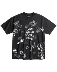 ANTI SOCIAL SOCIAL CLUB - Illustrated-Print T-Shirt - Lyst