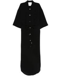 Nanushka - Vestido camisero con cinturón - Lyst