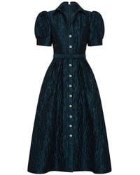 Rebecca Vallance - Cascades Short-Sleeve Midi Dress - Lyst