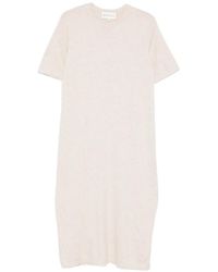 Bompard - Side-Slit Extrafine T-Shirt Midi Dress - Lyst