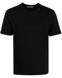 Palm Angels T-Shirt mit Rundhalsausschnitt - Schwarz
