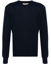 Gucci - Logo-embroidered Wool Jumper - Men's - Wool/polyester - Lyst