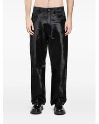 sunflower - Wide Twist Leren Broek - Lyst