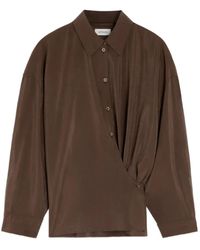 Lemaire - ツイストカラーシャツ - Lyst