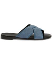 Giuseppe Zanotti - Flavio Suede Sandals - Lyst