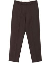 Alysi - Pantalones de lana con pinzas - Lyst