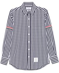 Thom Browne - Camisa a cuadros - Lyst
