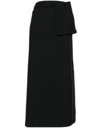 Lemaire - Belted Maxi Wrap Skirt - Lyst