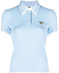 Sporty & Rich - X Lacoste Polotop Met Logopatch - Lyst