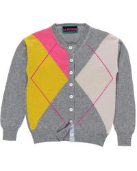 La Fetiche - Cynthia Argyle-Pattern Cardigan - Lyst