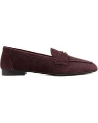 COACH - Sculpted C Loafer In Suede - Lyst