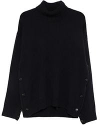 frenken - Button-Detail Roll-Neck Knitwear - Lyst