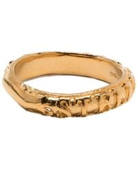 Alighieri - Logo-Hammered Sterling- Ring - Lyst