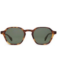 Garrett Leight - Temescal Geometric-Frame Sunglasses - Lyst