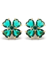 Swarovski - Idyllia Clover Stud Earrings - Lyst