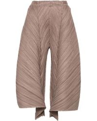 Pleats Please Issey Miyake - フレアパンツ - Lyst