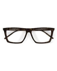 Saint Laurent - スクエア眼鏡フレーム - Lyst