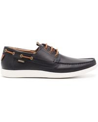Barbour - Armada Leather Boat Shoes - Lyst