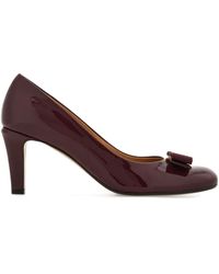 Ferragamo - 70Mm Vara Bow-Detail Pumps - Lyst